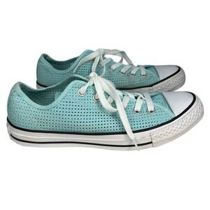 Converse Chuck Taylor Perfed Canvas Summer Ox Women's Size US 8 Motel Pool Blue‎